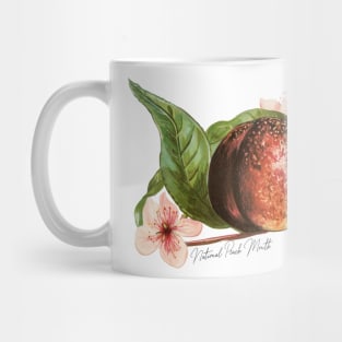 National Peach Month Mug